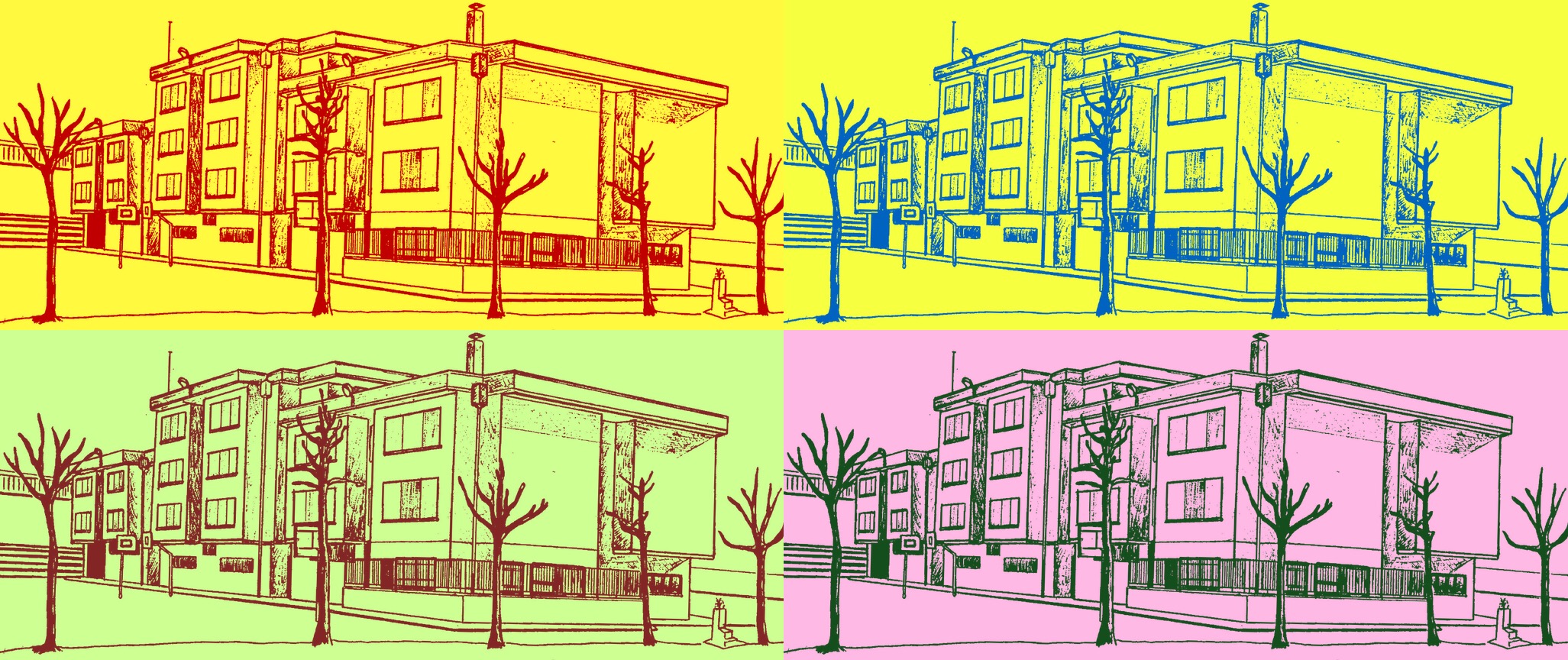 Edificio colores
